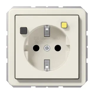 Jung FI-SCHUKO®-Steckdose (RCD) 30 mA, Serie CD, weiß CD5520.30