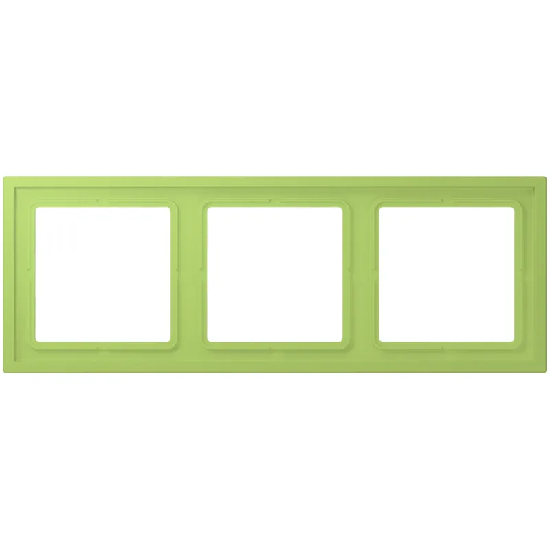 Jung Rahmen, 3-fach, LS ZERO, vert clair LCZ983BF221