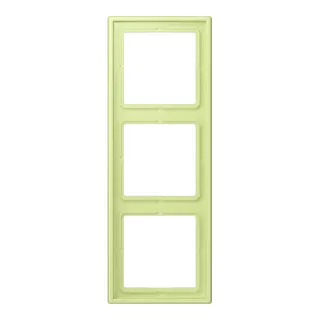 Jung Rahmen, 3-fach, LS 990, vert jaune clair LC983222