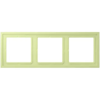 Jung Rahmen, 3-fach, LS ZERO, vert jaune clair LCZ983BF222