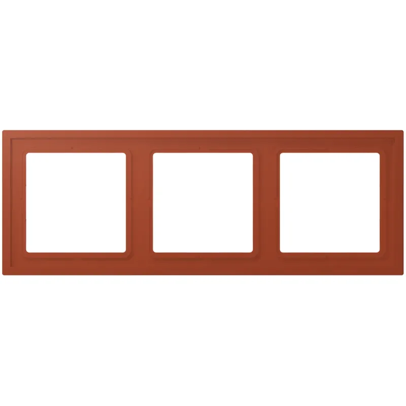 Jung Rahmen, 3-fach, LS ZERO, l'ocre rouge LCZ983BF232
