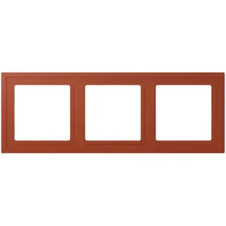 Jung Rahmen, 3-fach, LS ZERO, l'ocre rouge LCZ983BF232