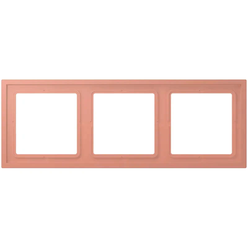 Jung Rahmen, 3-fach, LS ZERO, l'ocre rouge moyen LCZ983BF233
