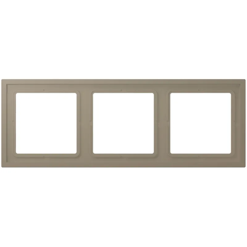 Jung Rahmen, 3-fach, LS ZERO, ombre naturelle moyenne LCZ983BF242