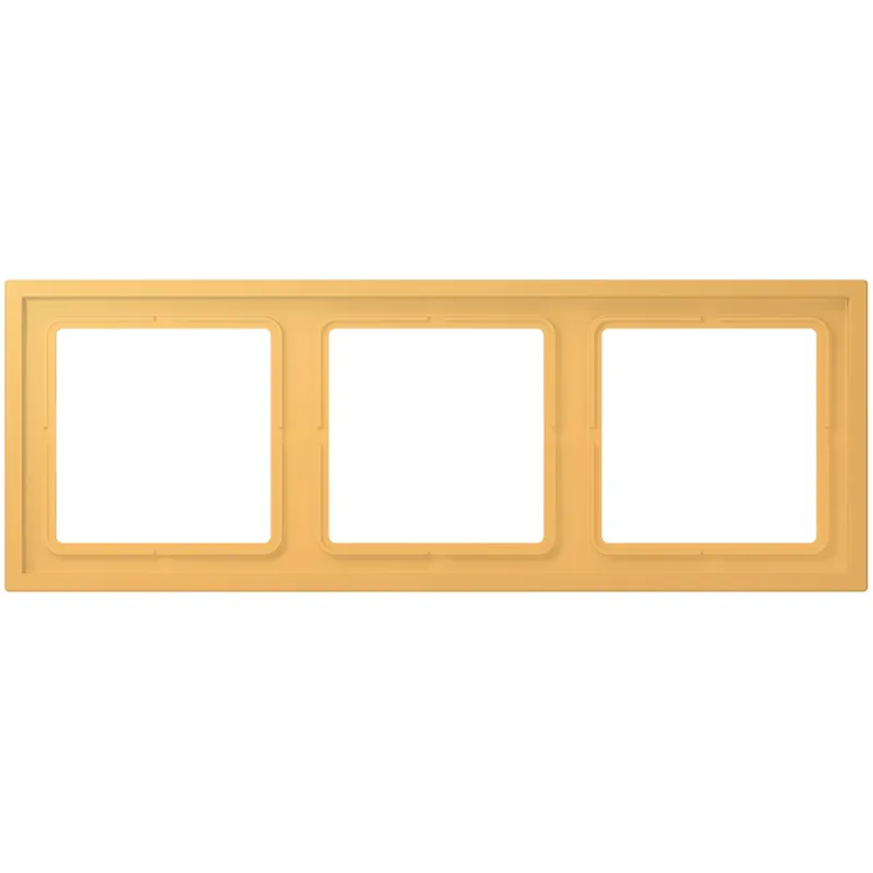 Jung Rahmen, 3-fach, LS ZERO, ocre jaune clair LCZ983BF254