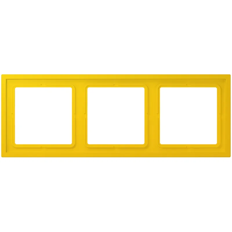 Jung Rahmen, 3-fach, LS ZERO, le jaune vif LCZ983BF263