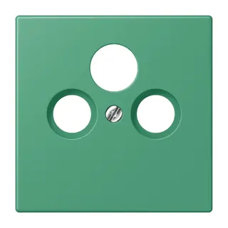 Jung Abdeckung für Universal-Sat/BK-Dosen, Thermoplast lackiert, Serie LS, vert 59 LC990SAT250