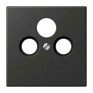 Jung Abdeckung für Universal-Sat/BK-Dosen, Thermoplast lackiert, Serie LS, ombre naturelle 59 LC990SAT259