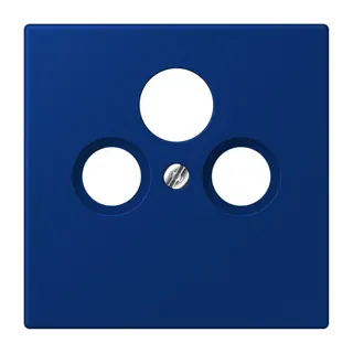 Jung Abdeckung für Universal-Sat/BK-Dosen, Thermoplast lackiert, Serie LS, bleu outremer foncé LC990SAT261