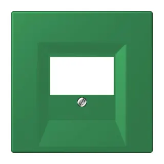 Jung Abdeckung für TAE-Anschlussdosen, Thermoplast lackiert, Serie LS, vert foncé LC969T219