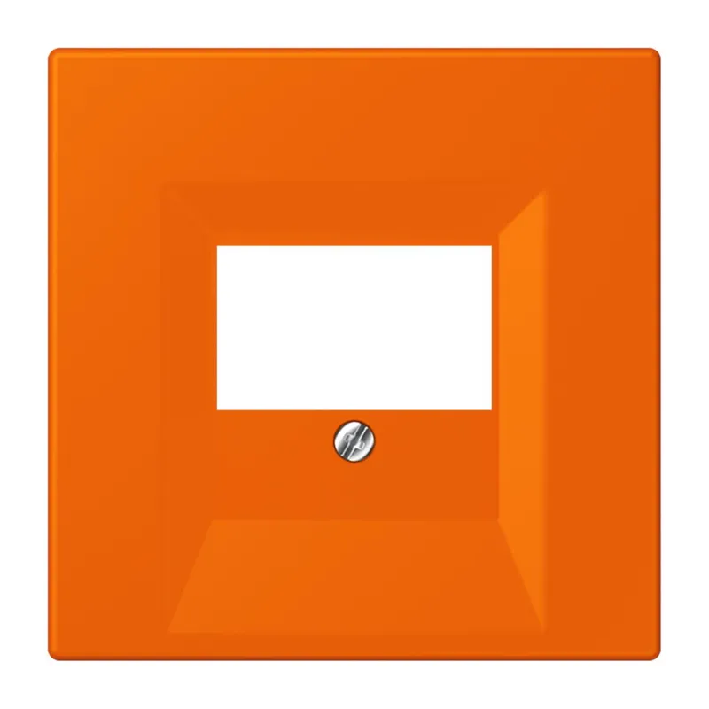 Jung Abdeckung für TAE-Anschlussdosen, Thermoplast lackiert, Serie LS, orange LC969T224
