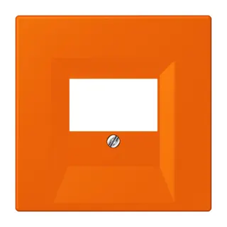 Jung Abdeckung für TAE-Anschlussdosen, Thermoplast lackiert, Serie LS, orange LC969T224