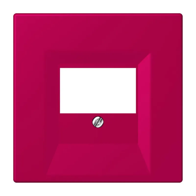 Jung Abdeckung für TAE-Anschlussdosen, Thermoplast lackiert, Serie LS, rouge rubia LC969T230