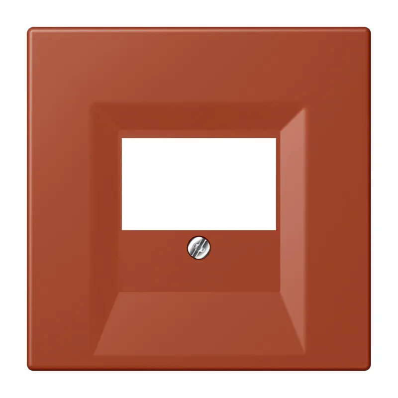 Jung Abdeckung für TAE-Anschlussdosen, Thermoplast lackiert, Serie LS, l'ocre rouge LC969T232