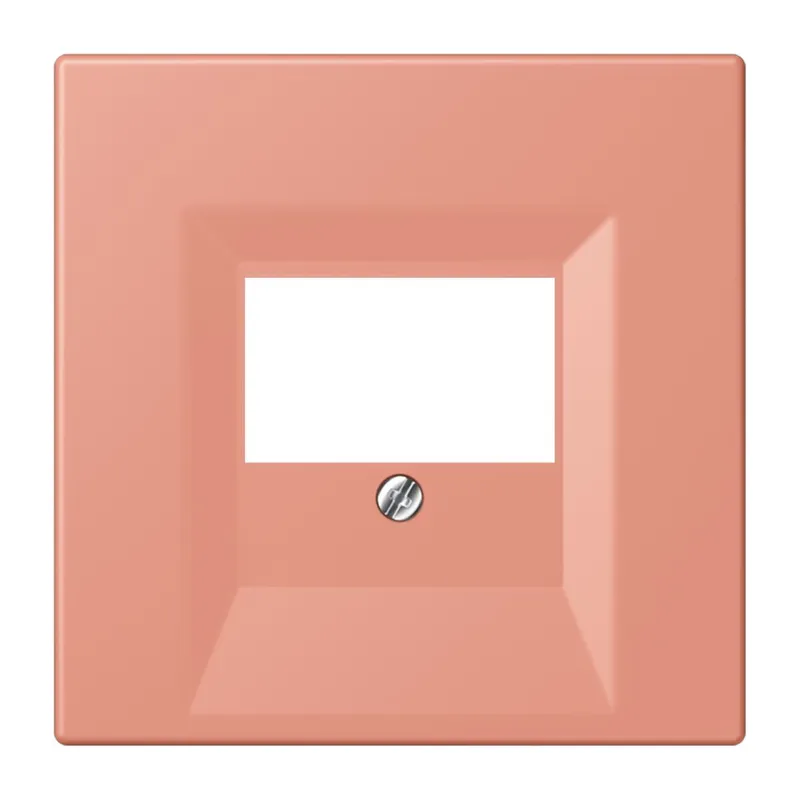Jung Abdeckung für TAE-Anschlussdosen, Thermoplast lackiert, Serie LS, l'ocre rouge moyen LC969T233