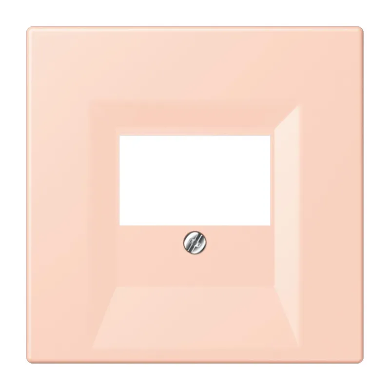 Jung Abdeckung für TAE-Anschlussdosen, Thermoplast lackiert, Serie LS, l'ocre rouge clair LC969T234