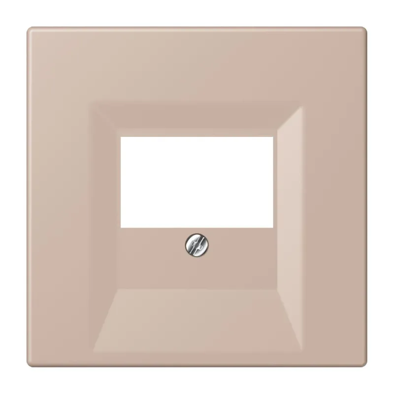 Jung Abdeckung für TAE-Anschlussdosen, Thermoplast lackiert, Serie LS, ombre br?lée claire LC969T240