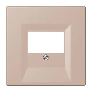 Jung Abdeckung für TAE-Anschlussdosen, Thermoplast lackiert, Serie LS, ombre br?lée claire LC969T240