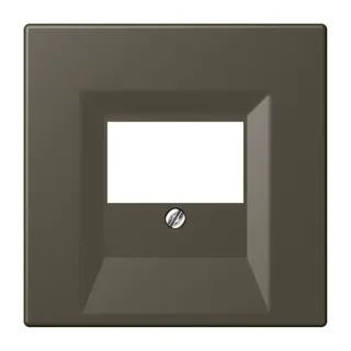 Jung Abdeckung für TAE-Anschlussdosen, Thermoplast lackiert, Serie LS, ombre naturelle 31 LC969T241