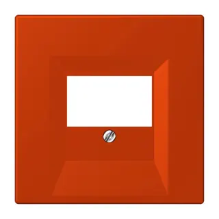 Jung Abdeckung für TAE-Anschlussdosen, Thermoplast lackiert, Serie LS, rouge vermillon 59 LC969T244