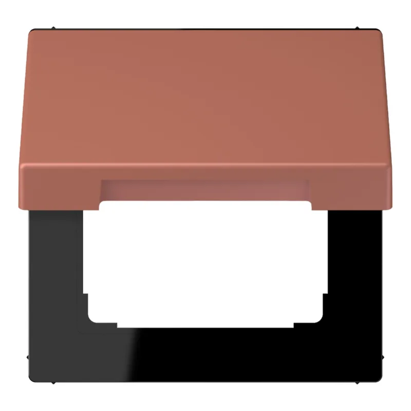 Jung Klappdeckel mit Rückstellfeder, Thermoplast lackiert, Serie LS, terre sienne brique LC990BFKL236