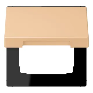 Jung Klappdeckel mit Rückstellfeder, Thermoplast lackiert, Serie LS, terre sienne claire 31 LC990BFKL237