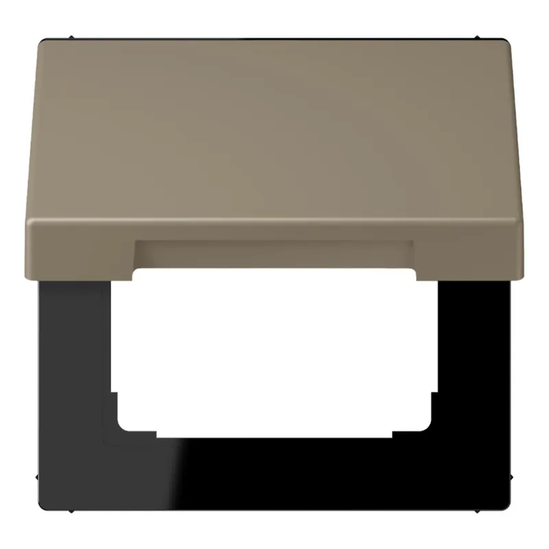 Jung Klappdeckel mit Rückstellfeder, Thermoplast lackiert, Serie LS, ombre naturelle moyenne LC990BFKL242