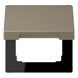 Jung Klappdeckel mit Rückstellfeder, Thermoplast lackiert, Serie LS, ombre naturelle moyenne LC990BFKL242