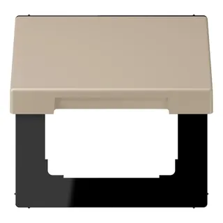 Jung Klappdeckel mit Rückstellfeder, Thermoplast lackiert, Serie LS, ombre naturelle claire LC990BFKL243