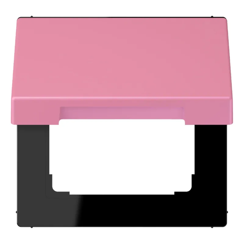 Jung Klappdeckel mit Rückstellfeder, Thermoplast lackiert, Serie LS, rose vif LC990BFKL246