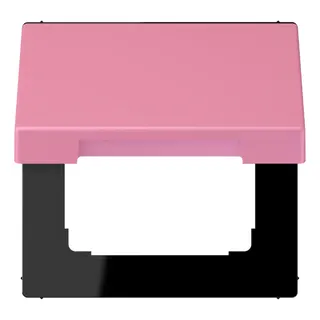 Jung Klappdeckel mit Rückstellfeder, Thermoplast lackiert, Serie LS, rose vif LC990BFKL246
