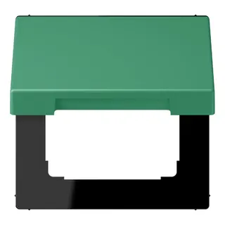 Jung Klappdeckel mit Rückstellfeder, Thermoplast lackiert, Serie LS, vert 59 LC990BFKL250