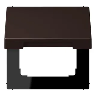Jung Klappdeckel mit Rückstellfeder, Thermoplast lackiert, Serie LS, terre d?ombre br?lée 59 LC990BFKL252