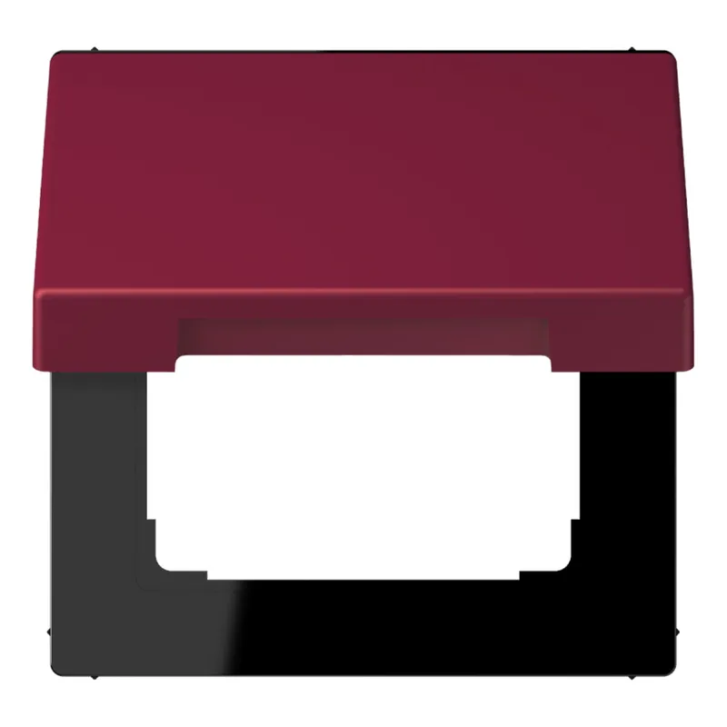 Jung Klappdeckel mit Rückstellfeder, Thermoplast lackiert, Serie LS, le rubis LC990BFKL255