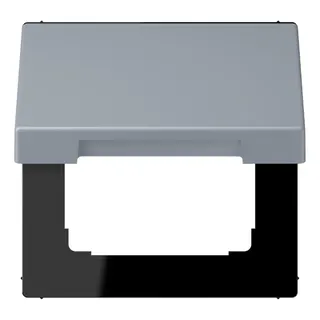 Jung Klappdeckel mit Rückstellfeder, Thermoplast lackiert, Serie LS, gris clair 59 LC990BFKL257