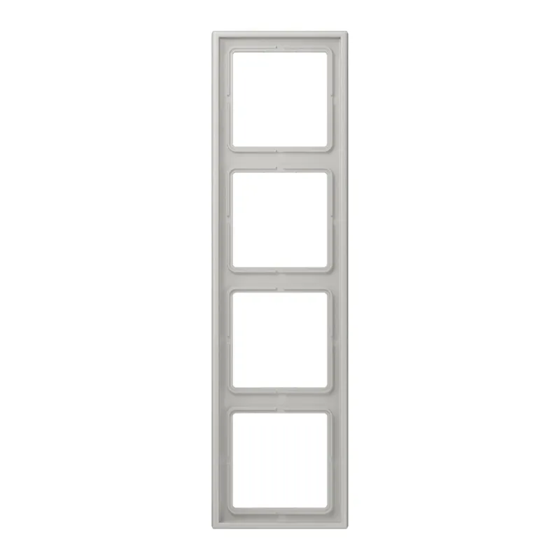 Jung Rahmen, 4-fach, LE CORBUSIER, gris clair 31 LC984205