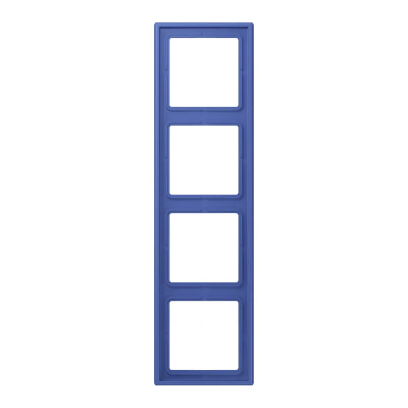 Jung Rahmen, 4-fach, LE CORBUSIER, bleu outremer 31 LC984206