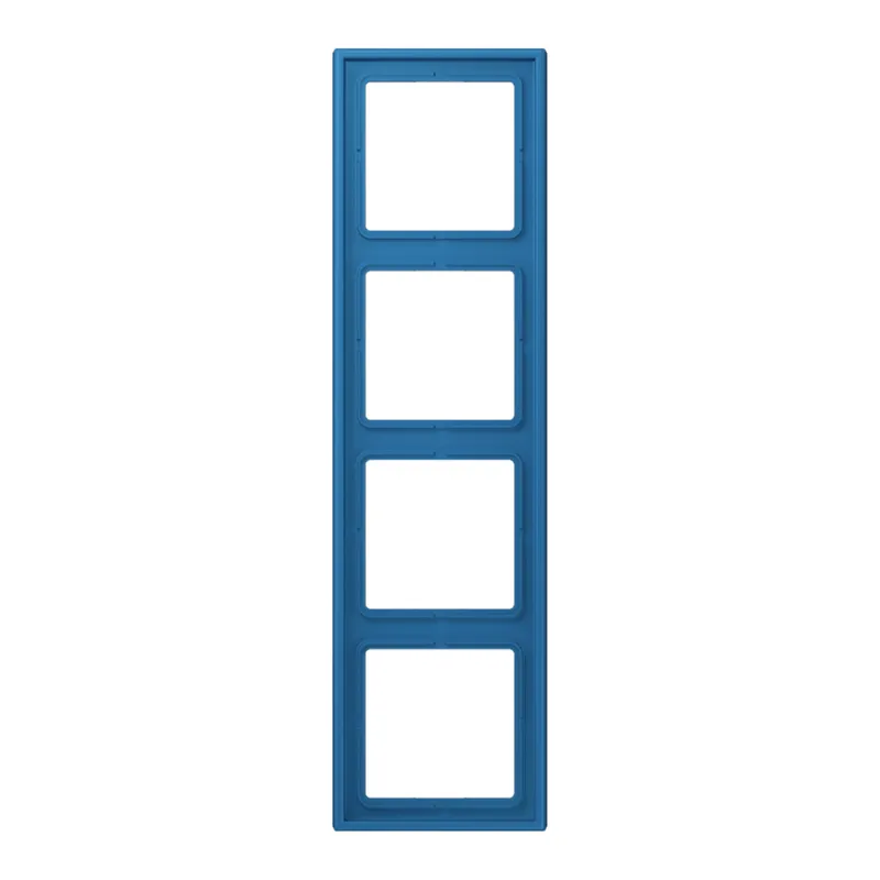 Jung Rahmen, 4-fach, LE CORBUSIER, bleu céruléen 31 LC984211