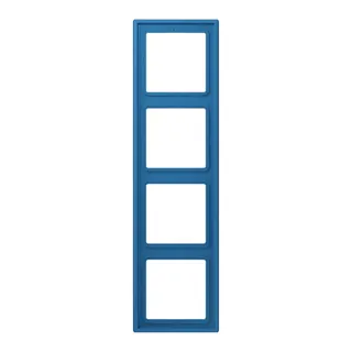 Jung Rahmen, 4-fach, LE CORBUSIER, bleu céruléen 31 LC984211