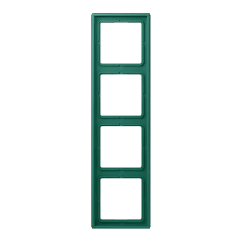 Jung Rahmen, 4-fach, LE CORBUSIER, vert anglais LC984216
