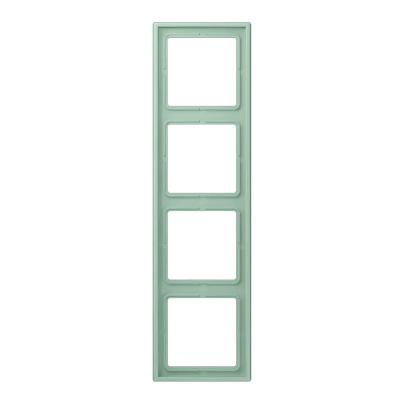Jung Rahmen, 4-fach, LE CORBUSIER, vert anglais clair LC984217