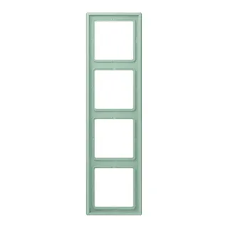 Jung Rahmen, 4-fach, LE CORBUSIER, vert anglais clair LC984217