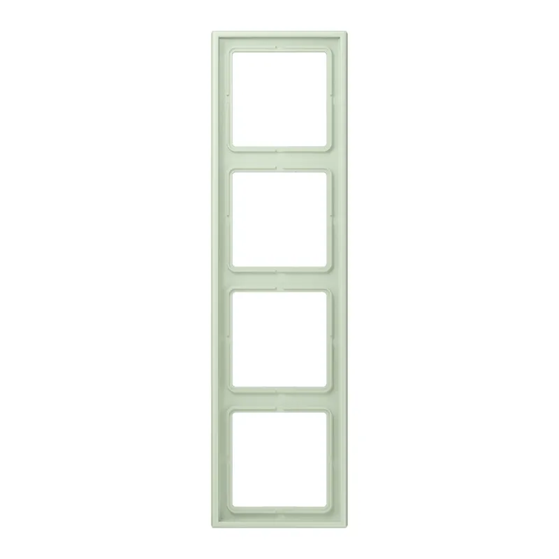 Jung Rahmen, 4-fach, LE CORBUSIER, vert anglâis pale LC984218