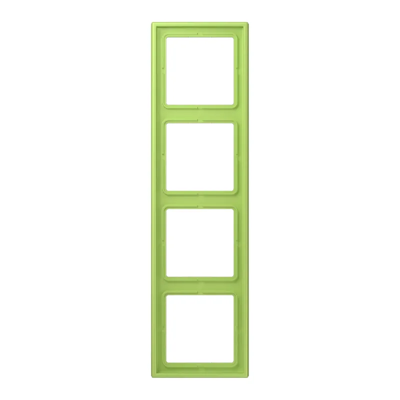 Jung Rahmen, 4-fach, LE CORBUSIER, vert clair LC984221
