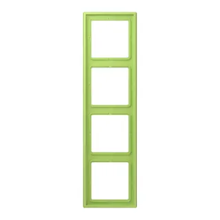 Jung Rahmen, 4-fach, LE CORBUSIER, vert clair LC984221
