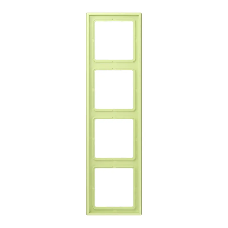 Jung Rahmen, 4-fach, LE CORBUSIER, vert jaune clair LC984222