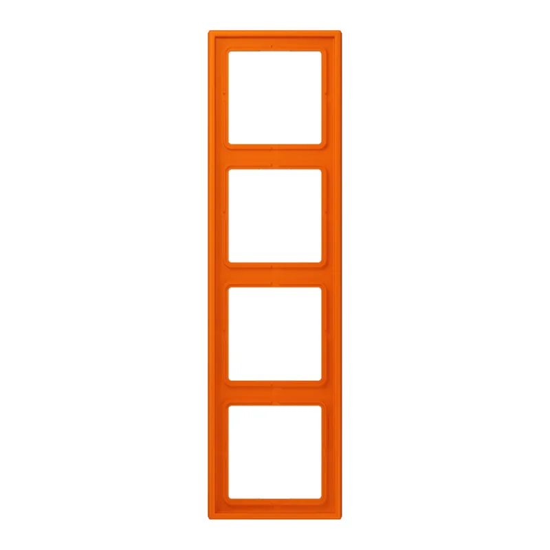 Jung Rahmen, 4-fach, LE CORBUSIER, orange LC984224
