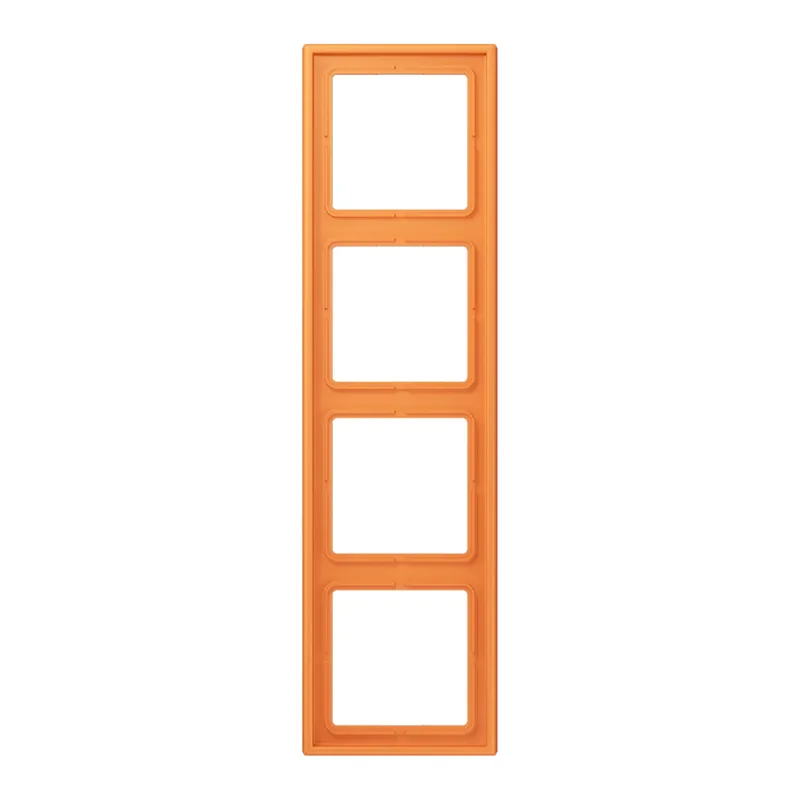 Jung Rahmen, 4-fach, LE CORBUSIER, orange clair LC984225