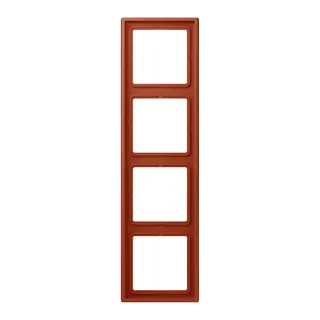 Jung Rahmen, 4-fach, LE CORBUSIER, l'ocre rouge LC984232