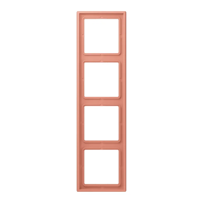 Jung Rahmen, 4-fach, LE CORBUSIER, l'ocre rouge moyen LC984233